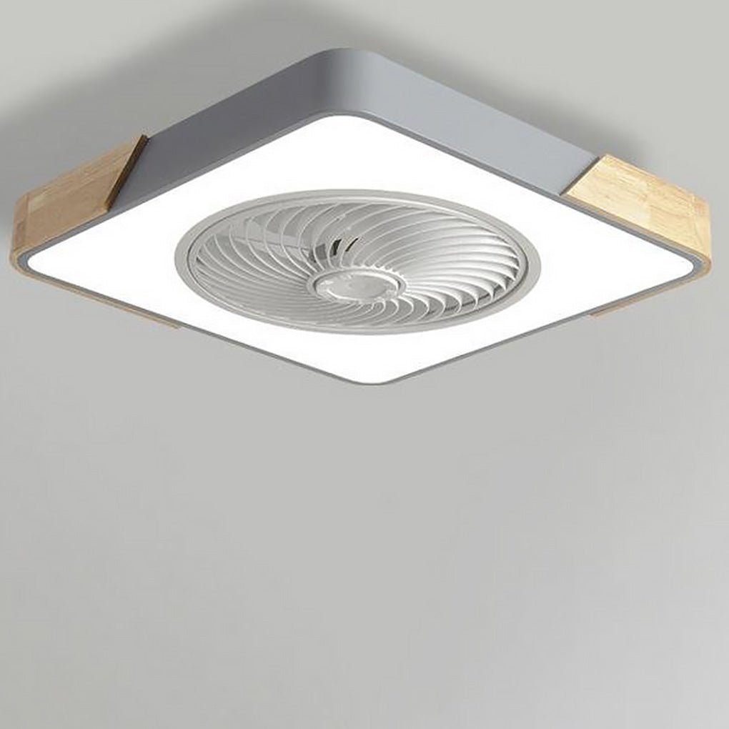Riccardo Bladloze Ventilator - LED Plafondlamp Wit