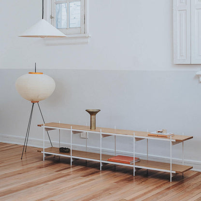 Rijstpapieren Vloerlamp met Tripod Frame