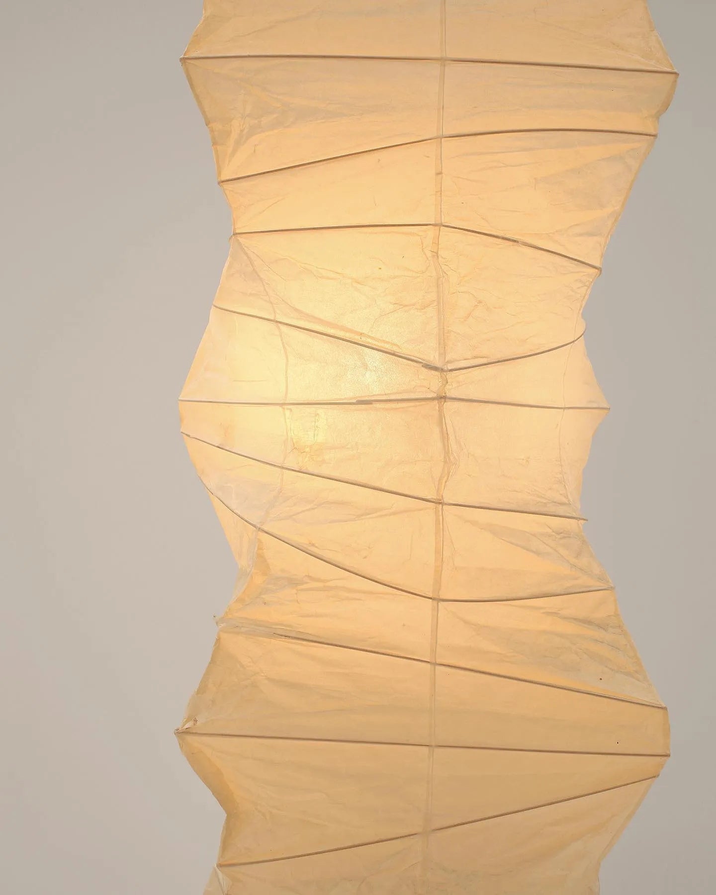 Rijstpapieren Vloerlamp met Tripod Frame