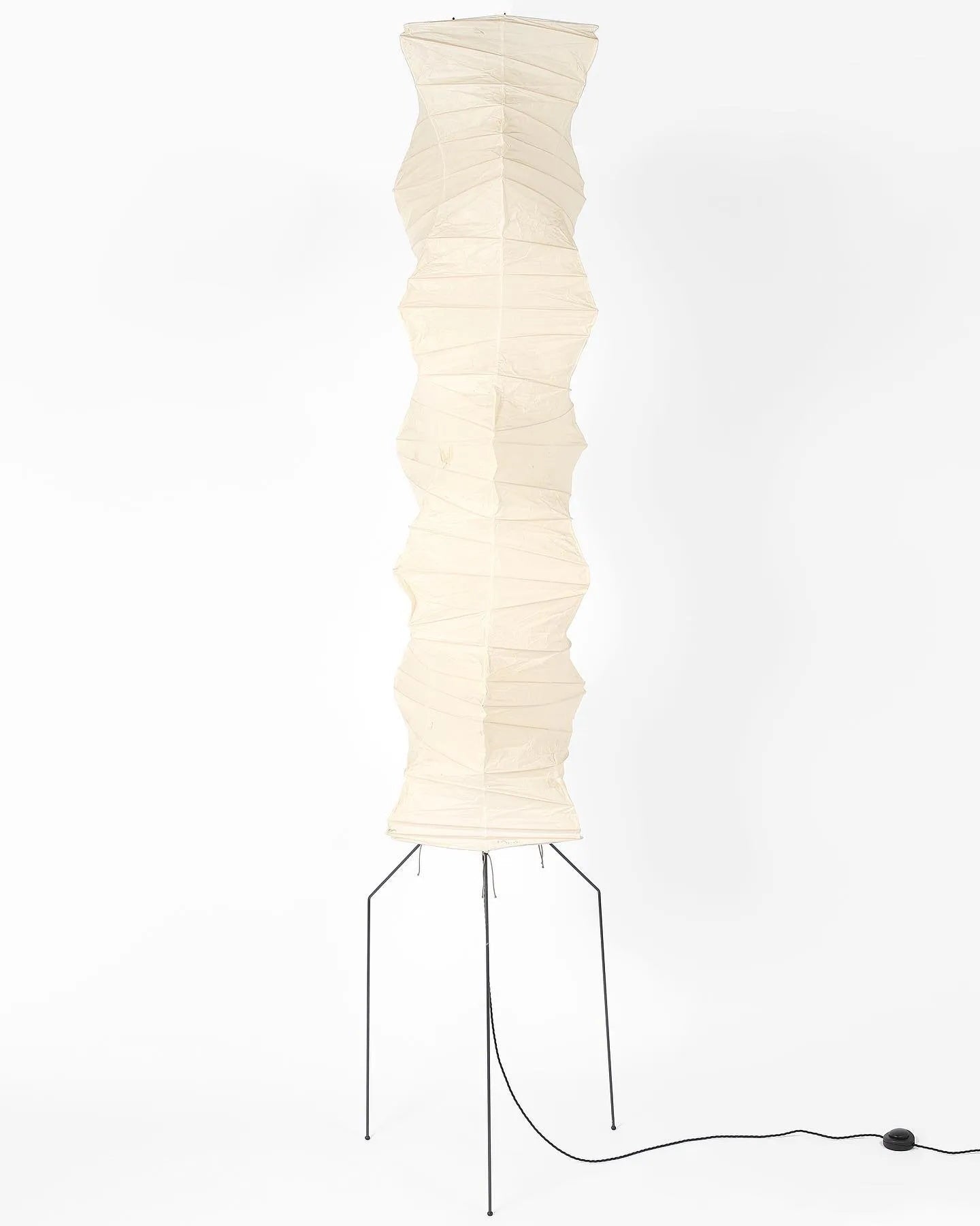 Rijstpapieren Vloerlamp met Tripod Frame