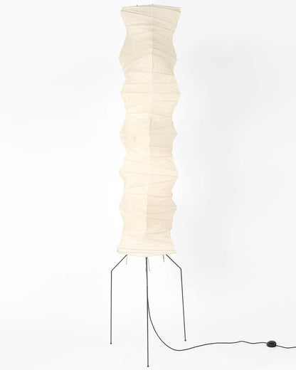 Rijstpapieren Vloerlamp met Tripod Frame