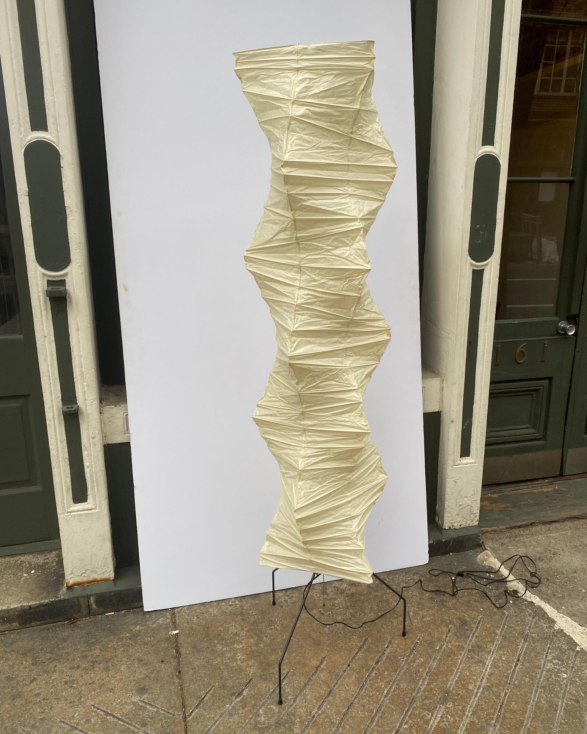 Rijstpapieren Vloerlamp met Tripod Frame