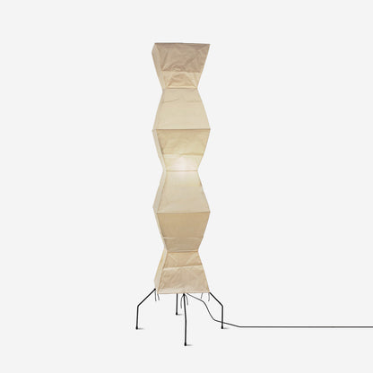 Rijstpapieren Vloerlamp met Tripod Frame