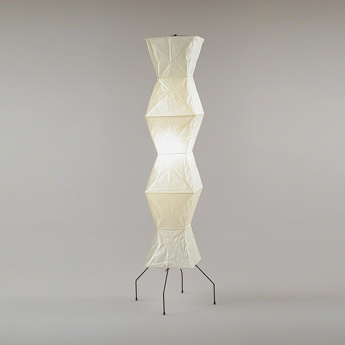 Rijstpapieren Vloerlamp met Tripod Frame