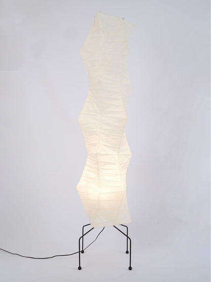 Rijstpapieren Vloerlamp met Tripod Frame