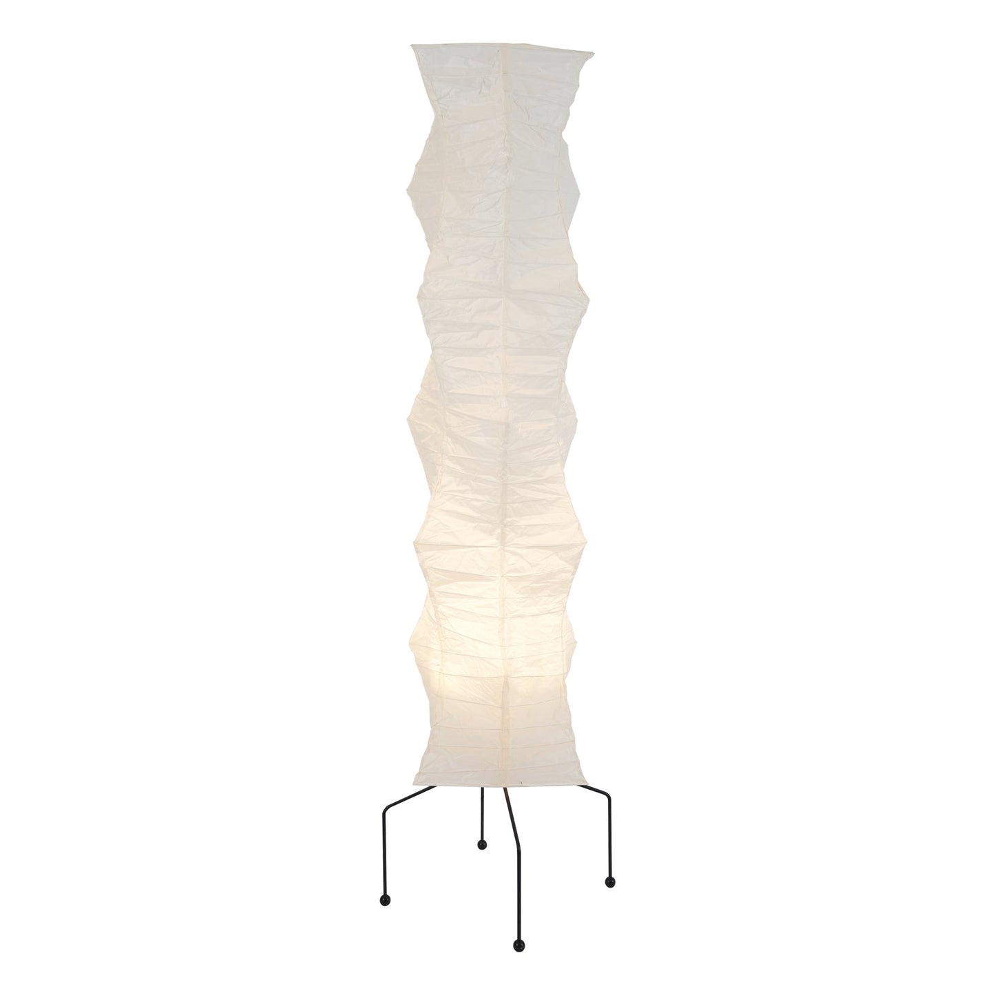 Rijstpapieren Vloerlamp met Tripod Frame
