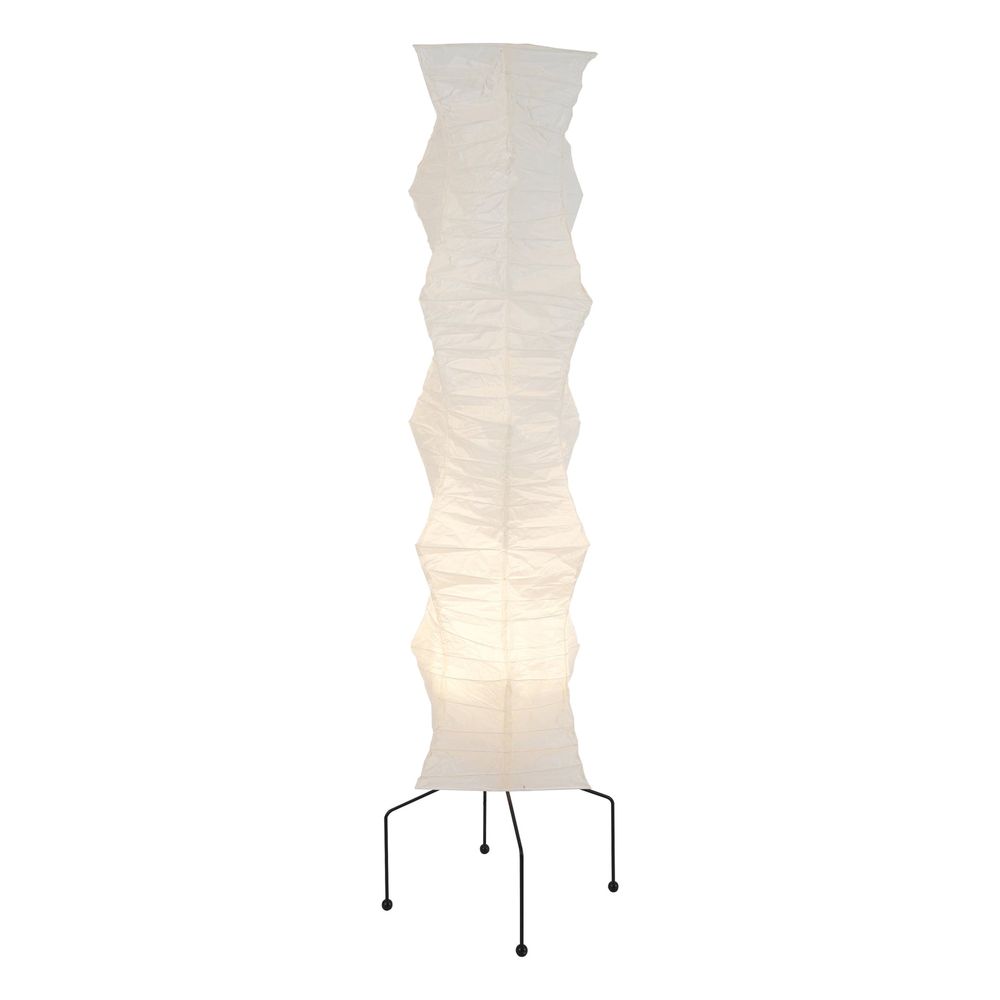 Rijstpapieren Vloerlamp met Tripod Frame