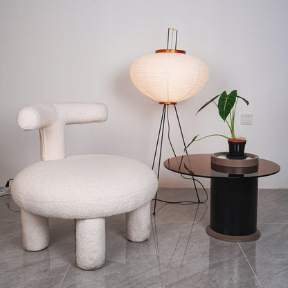 Rijstpapieren Vloerlamp met Tripod Frame