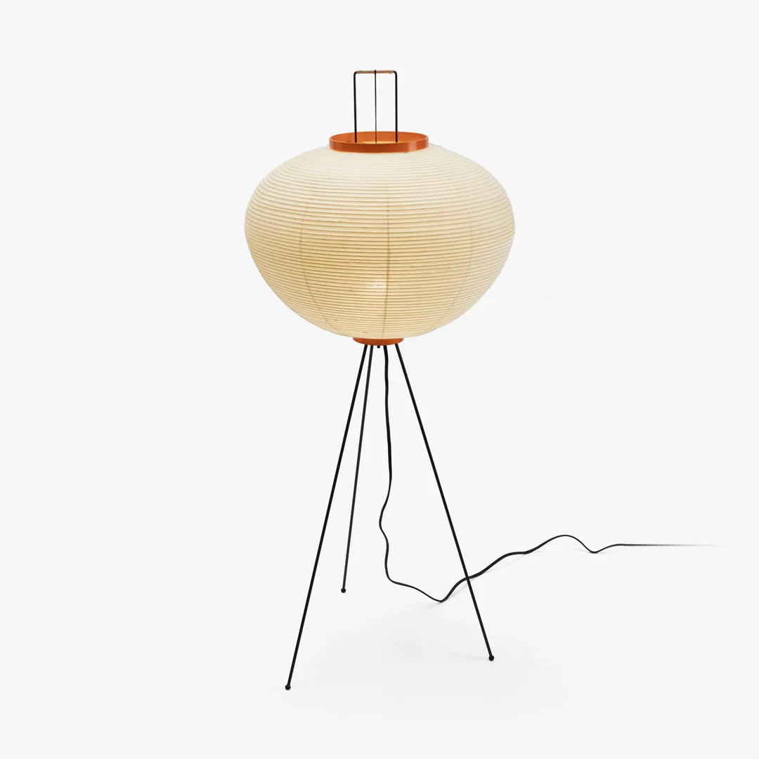 Rijstpapieren Vloerlamp met Tripod Frame
