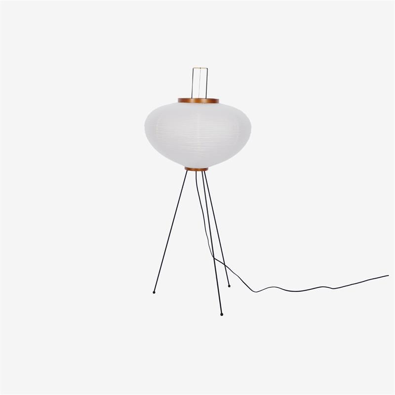 Rijstpapieren Vloerlamp met Tripod Frame