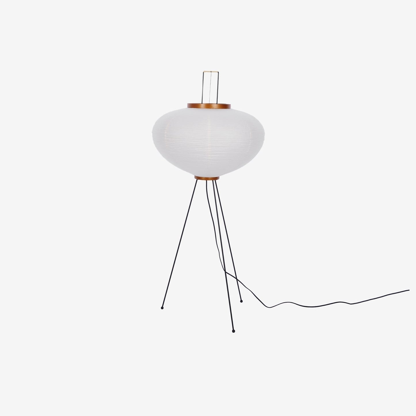 Rijstpapieren Vloerlamp met Tripod Frame