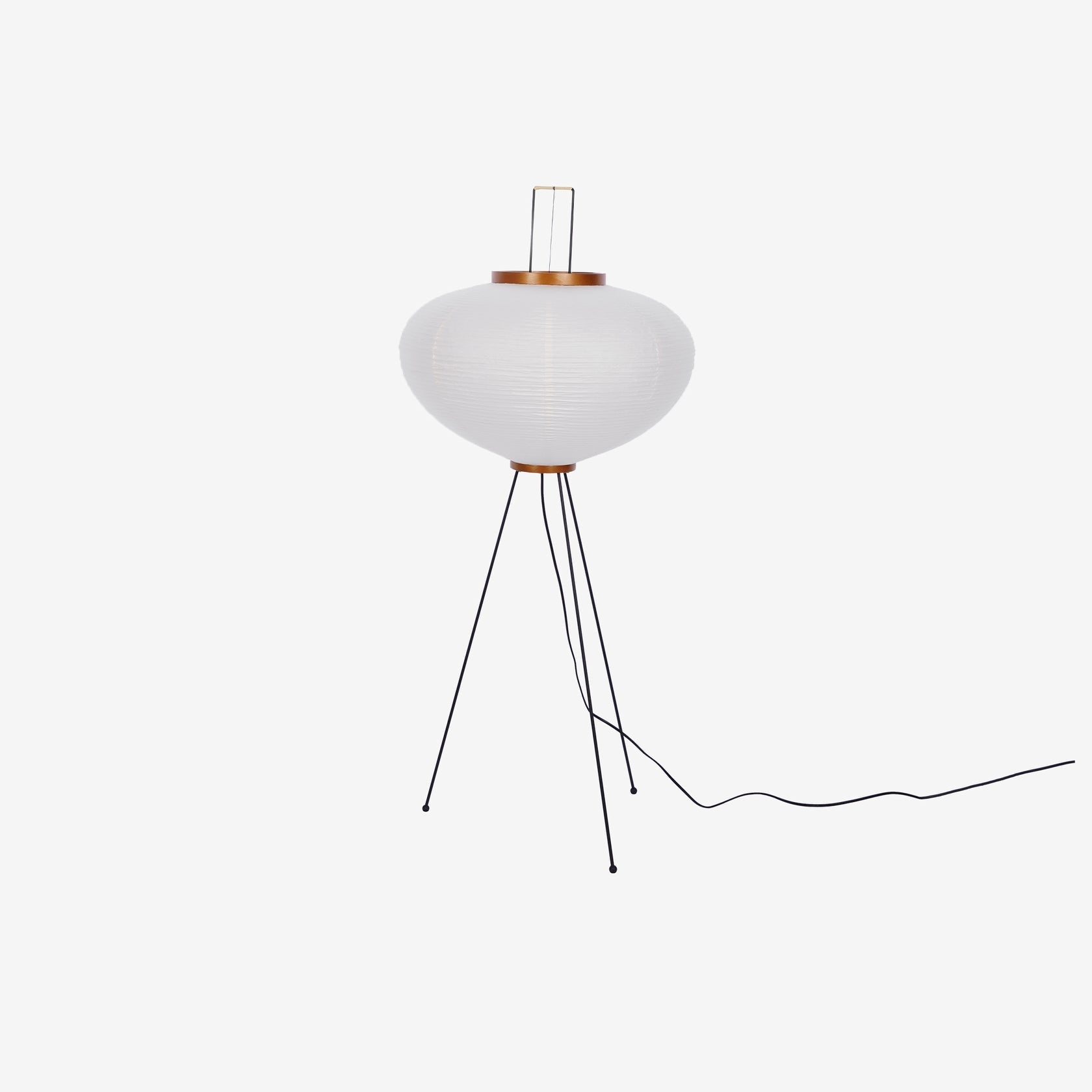 Rijstpapieren Vloerlamp met Tripod Frame