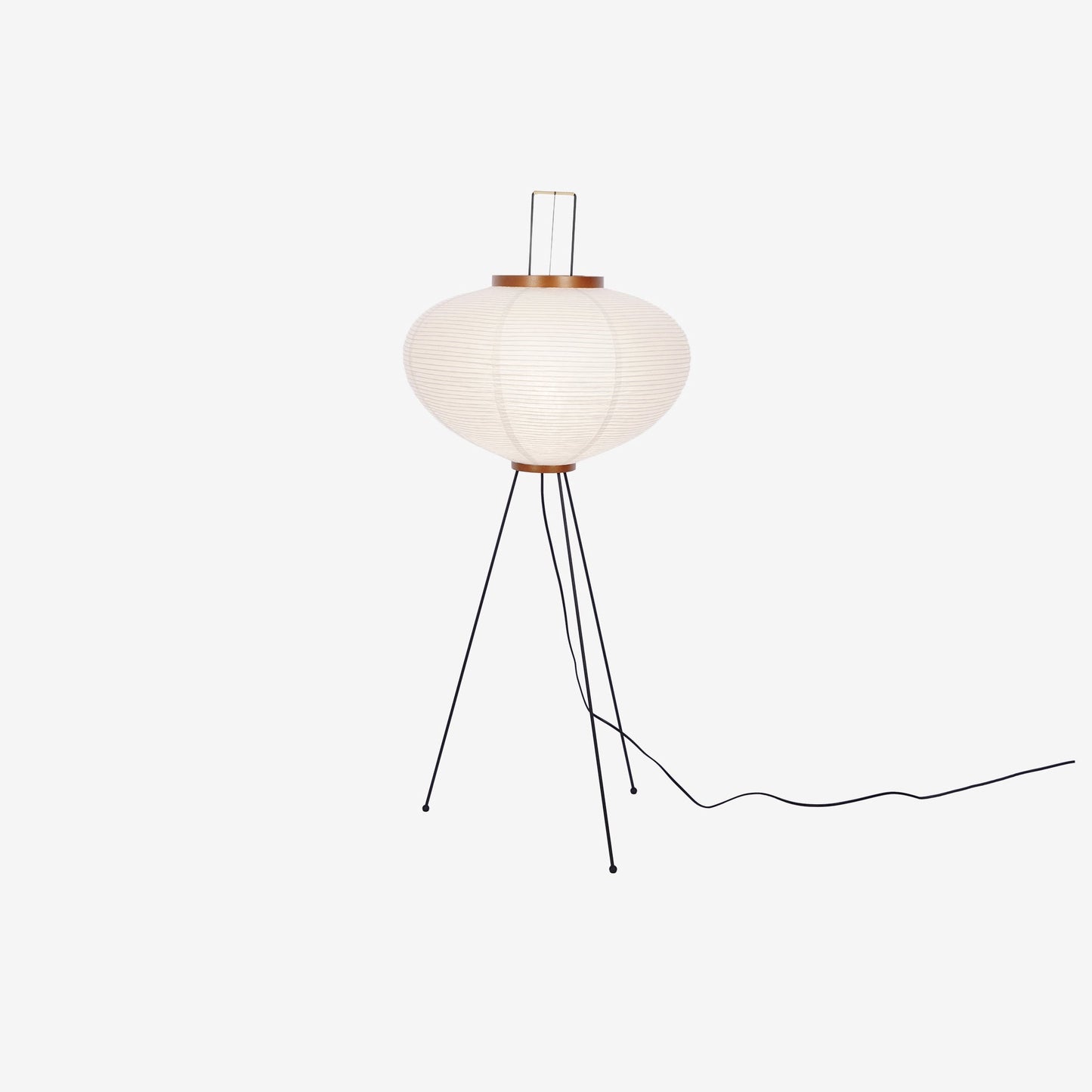 Rijstpapieren Vloerlamp met Tripod Frame