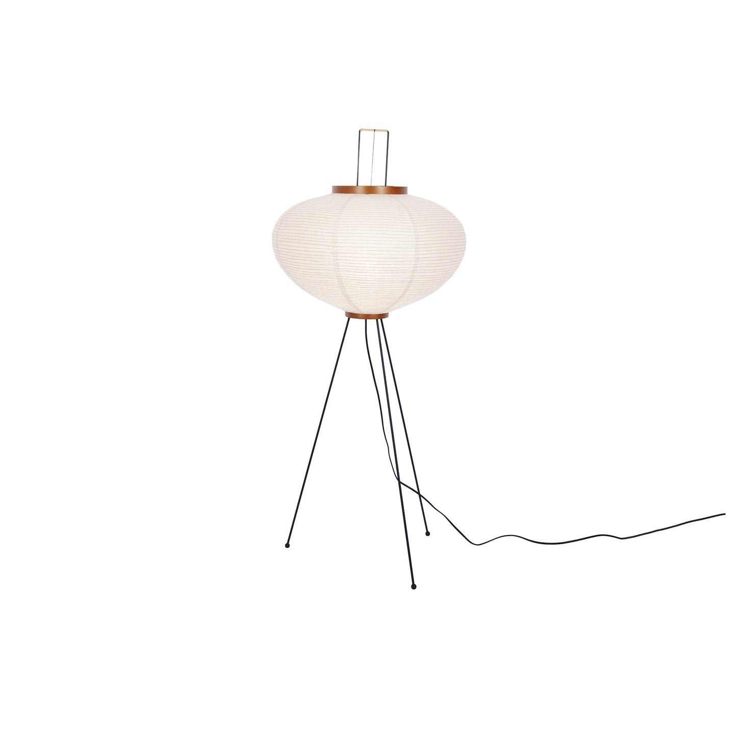Rijstpapieren Vloerlamp met Tripod Frame