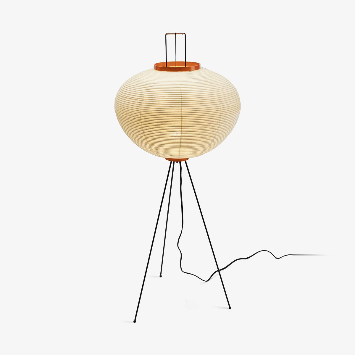 Rijstpapieren Vloerlamp met Tripod Frame