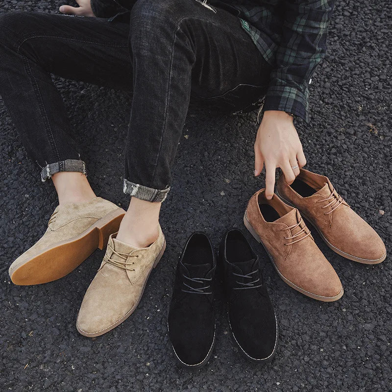 Robert Suède Oxford Herenschoenen Luxe Comfort