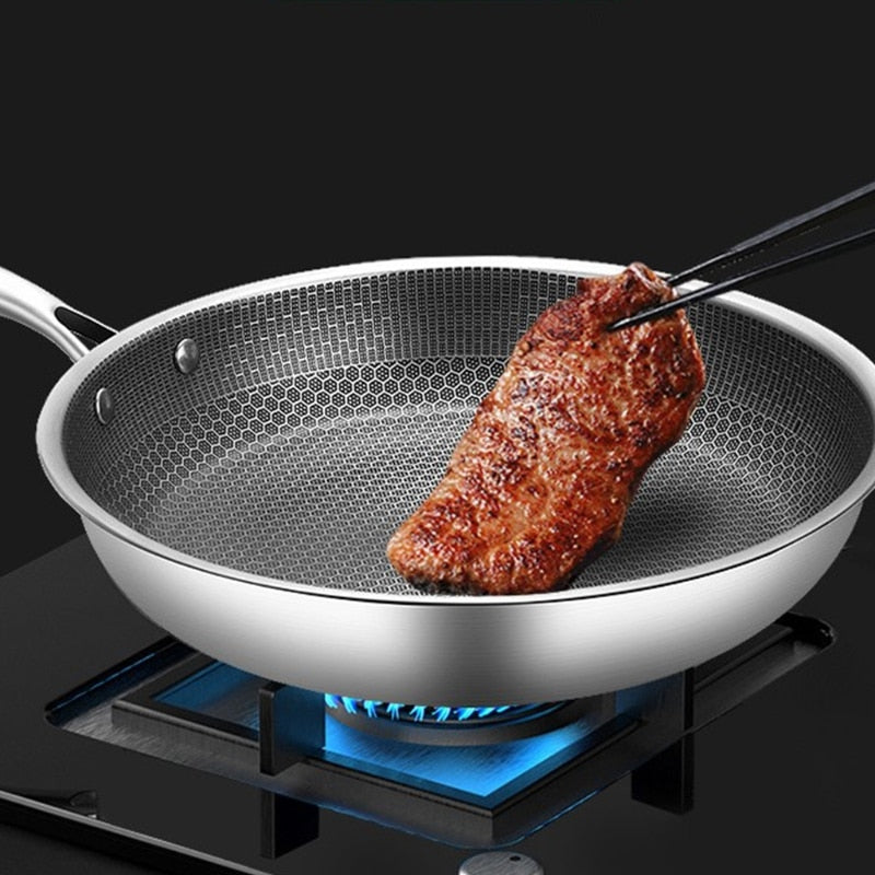 Roestvrijstalen Antiaanbakpan voor de Keuken