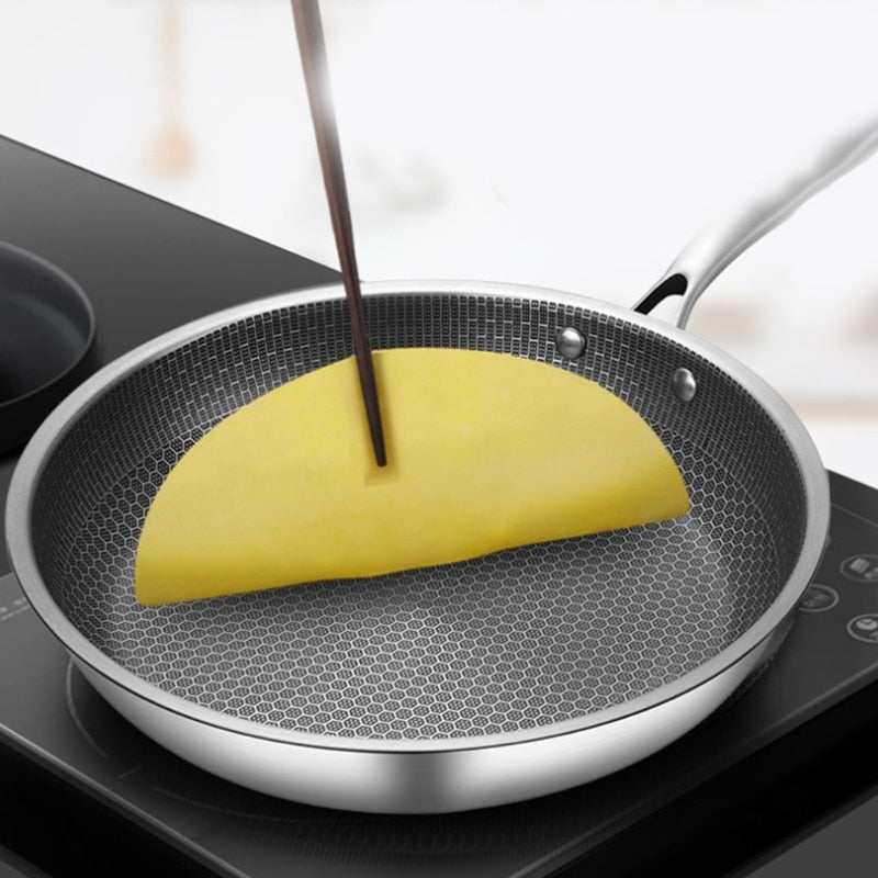 Roestvrijstalen Antiaanbakpan voor de Keuken