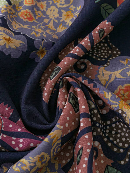 Rosana Bloemenpatroon Shirt Korte Mouwen