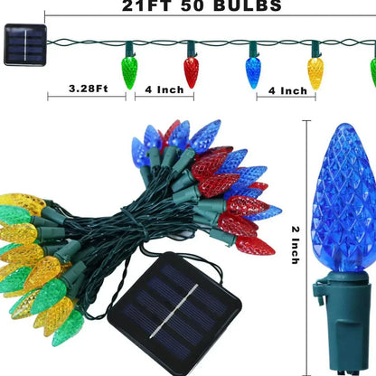 Fruite - Zonne-Lampen C6 voor Kerst