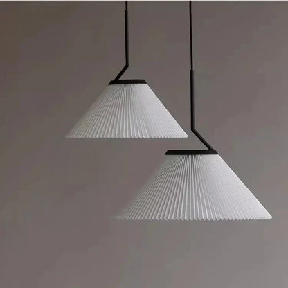 CremeNord - Elegante Geplooide Hanglamp voor een Warme Sfeer