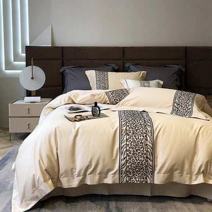 Leopard Grey – Dekbedovertrekset van Egyptisch Katoen