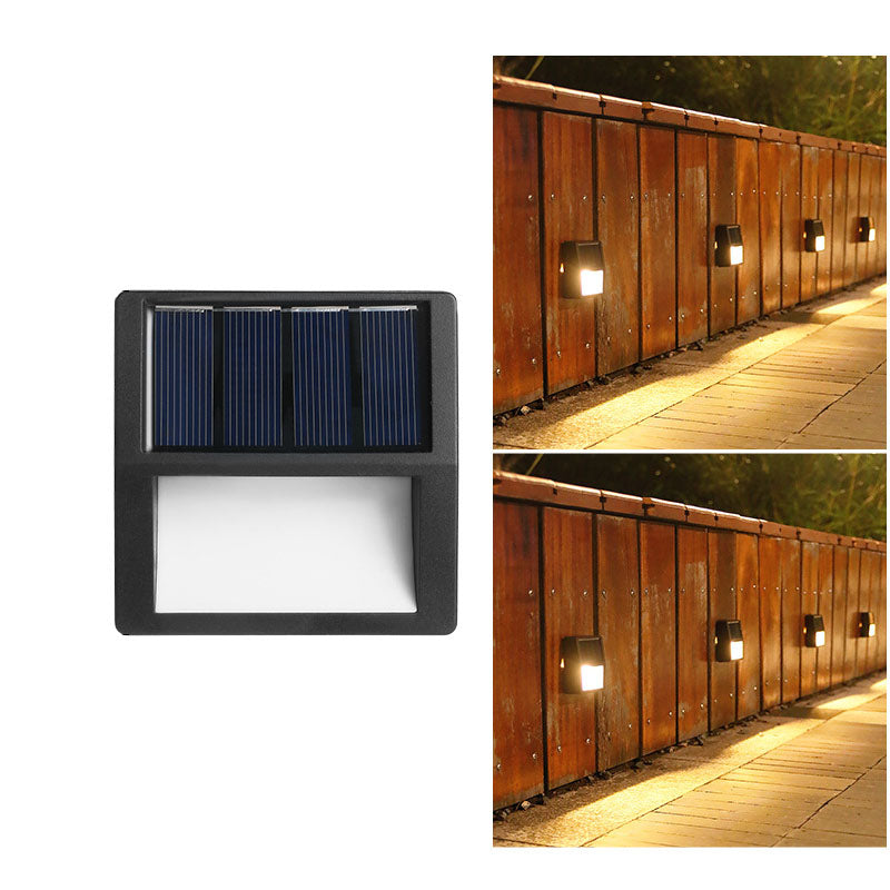 EcoBright – Luces solares LED impermeables para terraza para exteriores