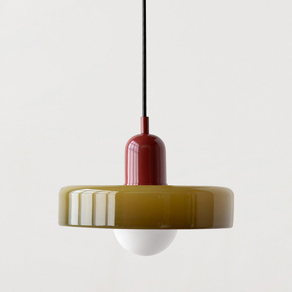 Bauhaus Hanglamp – Gekleurd Glas Stijlvol Design