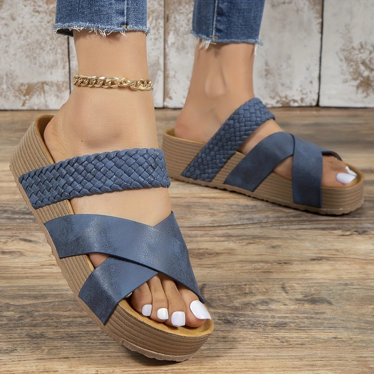 Sandalen Vrouw Ary Met Comfortabel Voetbed
