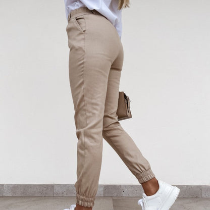 Skinny Stretch Damesbroek - Hoge Taille Elegantie