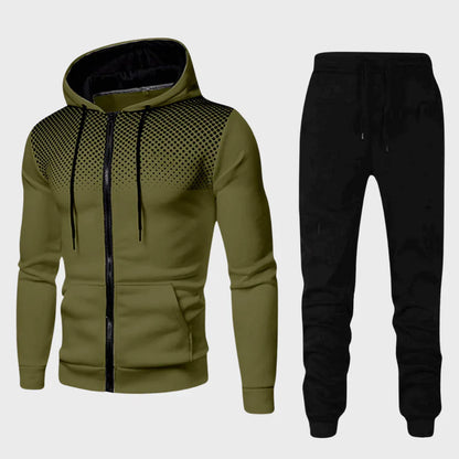 Slim Fit Sportief Trainingspak voor Heren