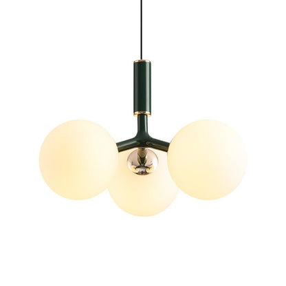 Luxe Glazen Hanglamp in Noorse Stijl | Elegante Scandinavische Verlichting