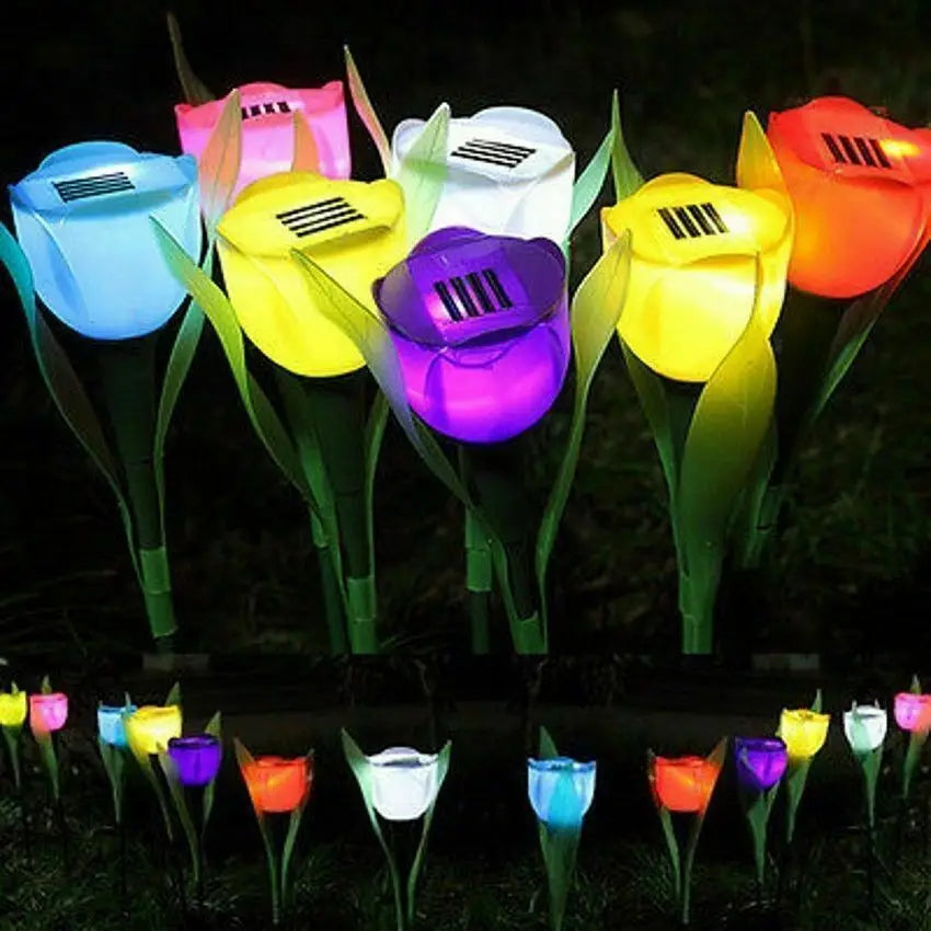 Solar Tulpen Bloemlampen | Sfeervolle Tuinverlichting