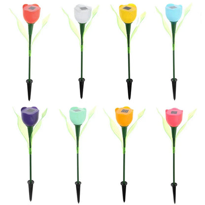 Solar Tulpen Bloemlampen | Sfeervolle Tuinverlichting