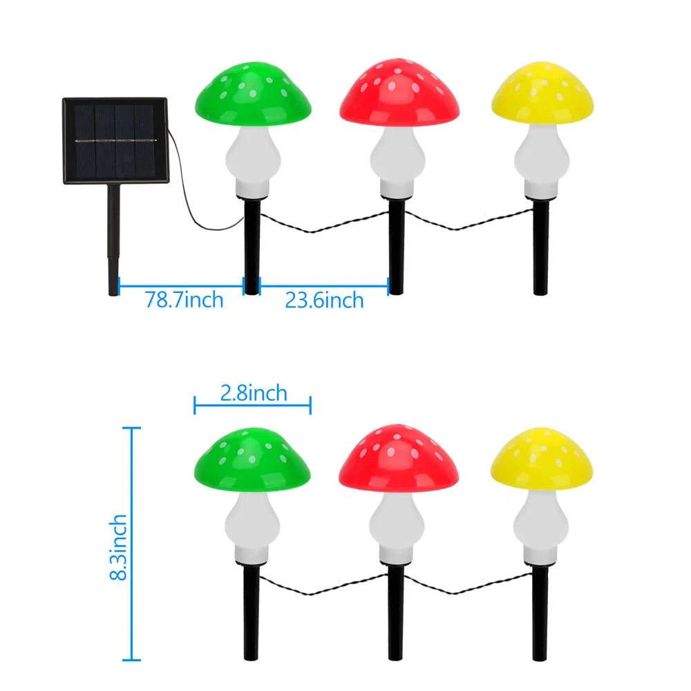 PixiePort - Paddestoel Licht voor Sprookjesachtige Tuinverlichting