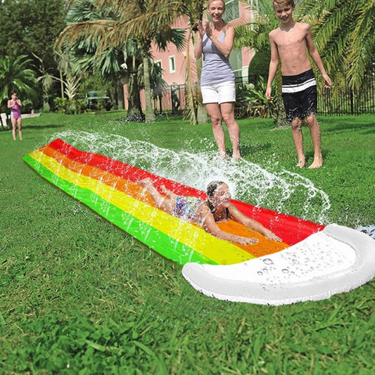Speedy Speelgoed Regenboog Waterglijbaan Plezier