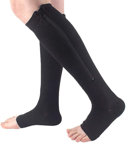 Steunkousen met Rits voor Comfort
