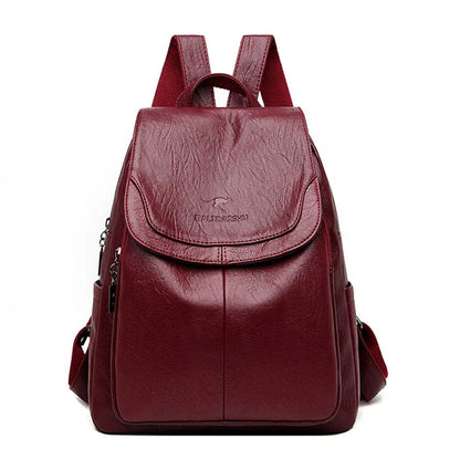 Stevige Leren Damesrugzak Xeres Elegance