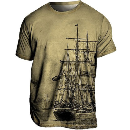 Stijlvol Heren Zomer T-shirt Comfortabel Design
