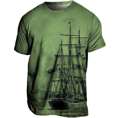 Stijlvol Heren Zomer T-shirt Comfortabel Design