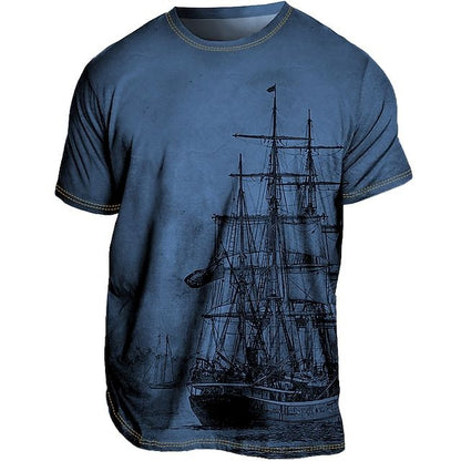 Stijlvol Heren Zomer T-shirt Comfortabel Design