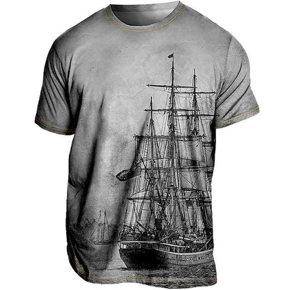 Stijlvol Heren Zomer T-shirt Comfortabel Design