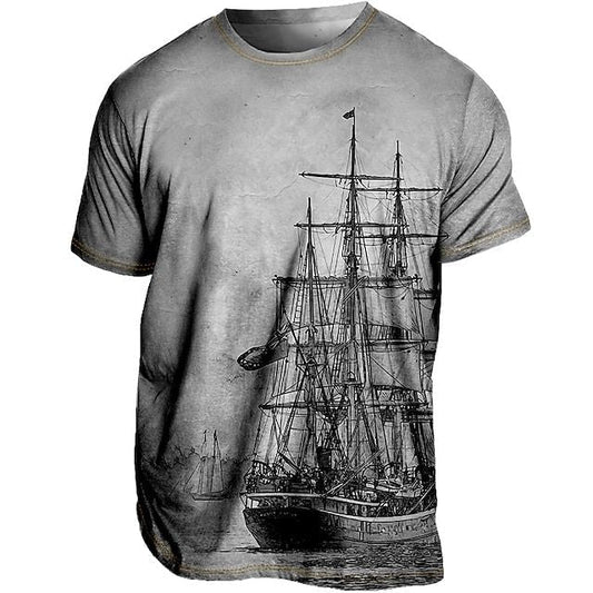 Stijlvol Heren Zomer T-shirt Comfortabel Design