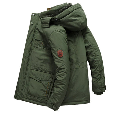 Stijlvolle Heren Winterjas met Capuchon