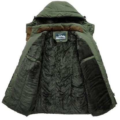 Stijlvolle Heren Winterjas met Capuchon