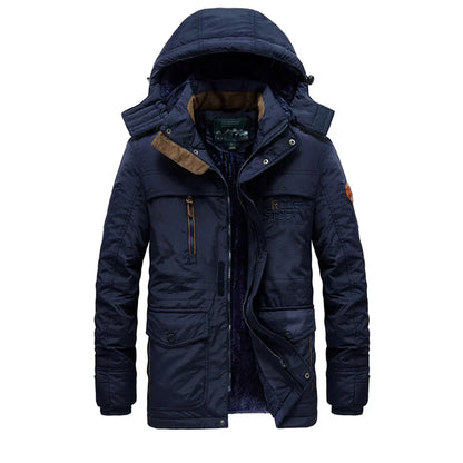 Stijlvolle Heren Winterjas met Capuchon