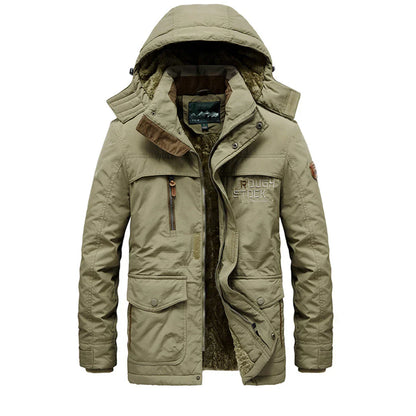Stijlvolle Heren Winterjas met Capuchon