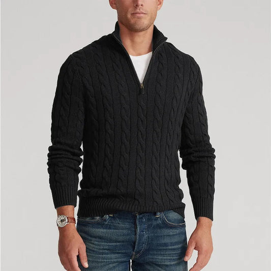 Stijlvolle Heren Zip-Up Sweater Anthony