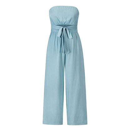 Stijlvolle Janet Jumpsuit met Wijde Pijpen