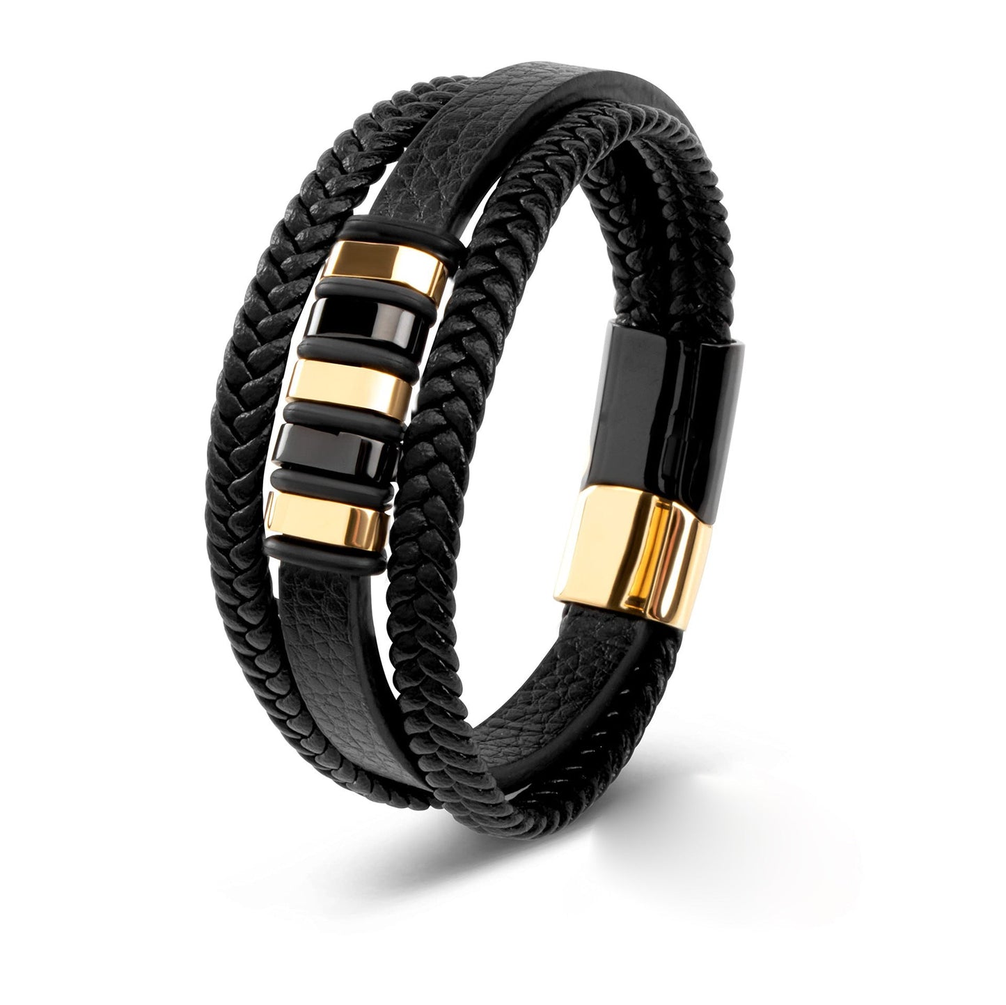 Stijlvolle Lederen Armband voor Mannen
